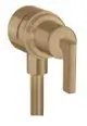AXOR-HG-AXOR-Citterio-Wandanschluss-Stop-mit-Rueckflussverhinderer-Absperrventil-und-Hebelgriff-Brushed-Bronze-39882140 gallery number 1